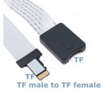 2Guoyang Tf M Tf F 48 cm Yeni 60 cm Tf Erkek Kadın Mikro Sd Kadın Erkek Kart Okuyucu Uzatma Adaptör Kablosu Genişletici Araba Gps Telefon Tv Kamera (Yurt Dışından)