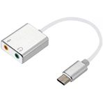 2In1 Type-C Den Mikrofon Kulaklık Çevirici 7.1 Dönüştürücü