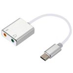2in1 Type-c den Mikrofon ve Kulaklık Çevirici 7.1 Dönüştürücü