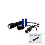2In1 Zoomlu El Feneri - Cob Led Fiş - Çakmak Şarjlı Metal Kasa 17Cm 3000 Lumen (5224)