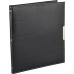 2K 23.5 x 26.5 cm 8 Sıralı 384 Kart Kapasiteli Siyah Suni Deri Kartvizitlik