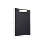 2K 333S A4 Pvc Kapaklı Siyah Sekreter Tablası