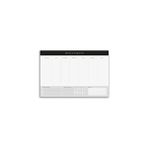 2K 3'lü Masaüstü Planlayıcı Set Siyah Kenarlı 17 cm x 24 cm 1 Adet Günlük Haftalık Aylık - -- - Option-1