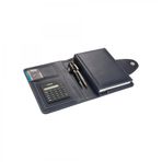 2K 4682 Lacivert Tarihsiz Çizgili Defter Hesap Makineli 14x20 cm Ajanda