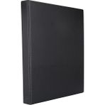 2K A4 Pvc 4 Halkalı Evrak Sunum Klasörü İç Cepli 200 Yaprak 27 x 32 cm Siyah Renkli Öğrenci ve Ofis Tipi
