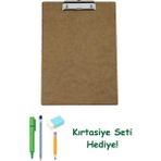 2K A4 SEKRETERLİK AHŞAP SEKRETER TABLASI (HAM MDF) 22X32 cm.