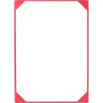 2K Arz Dosyası Duyuru Çerçevesi A3 Pvc 31X43 cm - Kırmızı
