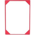 2K Arz Dosyası Duyuru Çerçevesi A4 Pvc 22,5X31 cm - Kırmızı