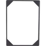 2K Arz Dosyası Duyuru Çerçevesi A4 Pvc 22,5X31 cm. Siyah - 0 - Siyah