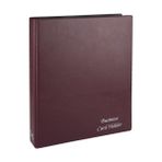 2K Biala Mekanizmalı 10 Sıralı 240 Kart Kapasiteli Indeksli Kartvizitlik 26,5 x 32 cm Bordo