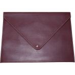 2K Bordo Renkli A4 Suni Deri Çıtçıtlı Dosya 25,5 x 33,5 cm 1 Adet Kaliteli Ürün