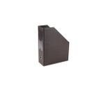 2K Kahverengi 23x30x9 cm Suni Deri Masa Üstü Magazinlik