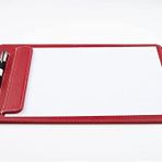 2K Kapaksız Sekreterlik Mıknatıslı Sanatsal Çizim A4 Rainbow Art Clip Board Vegan 23,5x35,5 cm. KIRMIZI