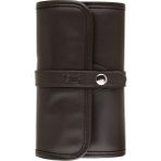 2k Rulo Kalemlik,Sanatsal Kalemlik,Dereceli Kalem ve Teknik Çizim Çantası,Vegan Deri,24'lü,Çıtçıtlı,Açık 21*58 cm.,Kahverengi - 12*21*5 cm. - Fermuarlı Cepli