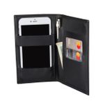 2K S.DERİ KALEMLİKLİ TELEFON CEPLİ NOTLUK CÜZDAN ASKER/POLİS CÜZDANI KLM-1 SİYAH 11X17,5 CM