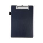2K Sekreterlik,A5 Küçük Boy,Kapaksız,A5 Clipboard Vegan Suni Deri,17,5x24,5 cm.,Lacivert
