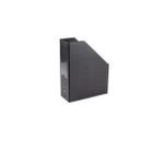 2K Siyah 23x30x9 cm Suni Deri Masa Üstü Magazinlik