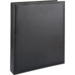 2K Suni Deri Mekanizmalı 10 Gözlü 500 Kart Kapasiteli Indeksli Kartvizitlik 26 x 32 cm Siyah