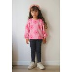 2kids2mom Kız Çocuk Pamuk Alt Üst Takım Kalıp - Pembe - Bebek - 4 - 5 Yaş