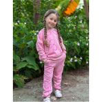 2kids2mom Kız Çocuk Pembe Çiçek Desenli Alt Üst Takım - 00406 Pembe - 2 - 3 Yaş