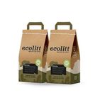 2Li Avantaj Paketi Ecolitt Kraft Pakette Tozsuz Ve Topaklanan Kahverengi Bentonit Natura Kedi Kumu 2X8 Kg