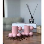 2li Bulut Fincan Özel Seri - Pembe - 99 ml