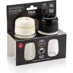 2’li Cam Tuzluk Biberlik Seti, 100 Ml, 3 Kademeli, Pratik Baharatlik - Seçenek 1