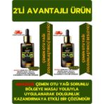 2'li Çemen Otu Yağı (%100 Saf ve Doğal) Besleyici Etki (2*20 ml / 0.7 Fl Oz) **avantajlı Ürün** - vücut bakım yağı