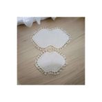 2Lİ ÇİFT KAFA POST PELÜŞ PONPON SAÇAKLI BANYO PASPASI 60X100+50X60 REGSRTYYU