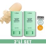 2'li Cotton Matte Sun Stick SPF50 Pa Saten Bitiş Stick Güneş Kremi