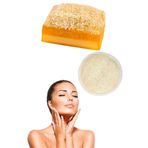 2li Doğal Set Kabak Lifli Keçi Sütü Limon Sabun Peeling Bakım Sıkılaştırma Akne Temizleme Yüz Pedi