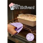 2'li Elyakmaz Silikon Cupcake Fırın Eldiveni