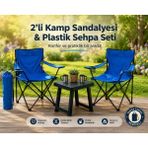 2'li Kamp Sandalyesi & Kamp Masası