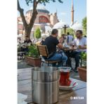 2'li Kokusuz Kapaklı Küllük | 304 Kalite Paslanmaz Çelik | Araç Bardaklık Uyumlu