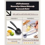 2'li Limon Naranciye Portakal Sıkacağı Ve Sarmısak Ezici