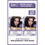 2'li L’oréal Paris Excellence Cool Creme Saç Boyası – 3.11 Ekstra Küllü Koyu Kahve Seti