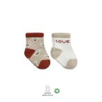 2'Li Love Dog Penye Soket Çorap 10118 Bej