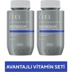 2'li Magnezyum Complex With B6 Sitrat, Bisglisinat, Malat, Taurat-60 Tablet - Aromasız