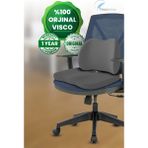 2’li Ortopedik Minder Takımı | Bel ve Kalça Desteği, Ev Ofis Uyumlu - 53 x 37 cm - Gri