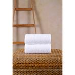 2'li Otel Havlusu Pamuklu 70X140 cm Banyo Havlusu %100 Cotton - 70 x 140 cm - Beyaz