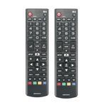 2'li Paket ALLIMITY AKB74915310 AKB74915346 AKB74915347 Yedek Uzaktan Kumanda LG Full HD 1080P LED TV ile Uyumlu 49LH571T-TE 43LH570Y-TD 49LH590T-TD 49LH590Y-TD 49LH590Y-TD 49LH590Y-TD 49LH590Y-TD