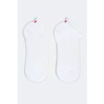 2'li Paket Erkek Golf Patik Çorap Beyaz/Beyaz