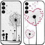 2'li Paket Karahindiba Sevgili Baskılı I TPU Jel Silikon İnce İnce I Arka Telefon Kılıfı (Samsung Galaxy M15 / F15 5G için)