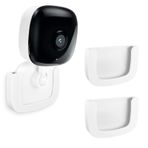 2'li paket kendinden yapışkanlı duvar askısı – Kasa Smart Security Camera EC60, KC100, KC105, KC400 ile uyumlu – Delmeden, kolay montaj