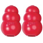 (2'li Paket) KONG King Klasik Köpek Oyuncağı, XX-Large, Kırmızı