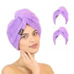 2'Li Paket Mikrofiber Saç Havlusu