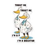 (2'li Paket) Trust Me I'm a Ducktor Magnets - Komik Ördek Mıknatısları - Komik Hayvan Buzdolabı Mıknatısları - En Uzun Tarafta 5 inç - Otomobiller, Buzdolapları, Alet Kutuları, Dolaplar için - ABD'de