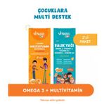 2'li Paket Vitago Kids Balık Yağı + Multivitamin Şurup
