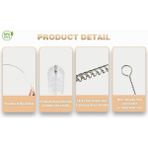 2'li Paslanmaz Çelik Pipet ve Boru Temizleme Fırçası - Şişe, Pipet, Hortum, Tüp Temizleyici - 02Y-Yeşil - Option-1