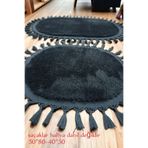 2li post antirasit lüx ponpon saçaklı pelüş kaymaz taban banyo paspası modern halıfhtygh